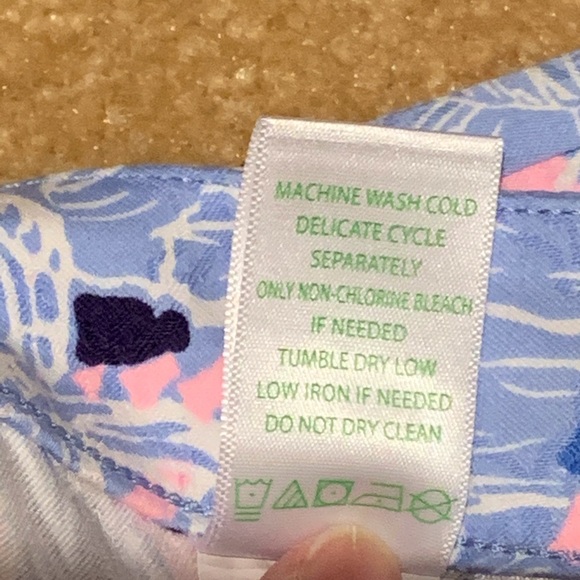 Lilly Pulitzer Kelly High Rise Crop Flare Sz 8 - Picture 6 of 7